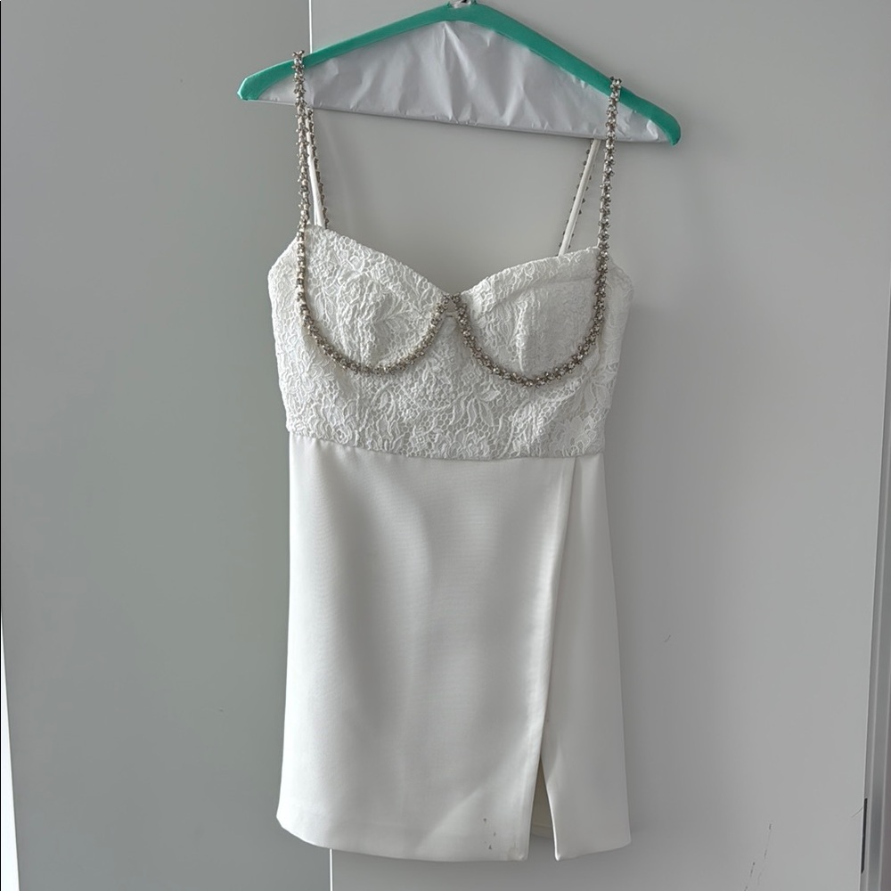 Self Portrait White Lace Dress